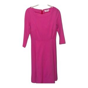Boden Pink Long Sleeve Dress